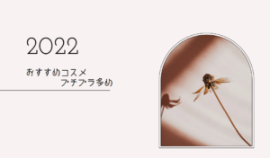 【2022年】常用！今年ハマったおすすめコスメ【プチプラ多め】